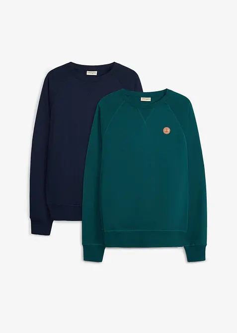Sweatshirt (2-pack), bonprix