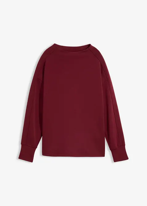 Oversized sweatshirt i myk scuba, bonprix