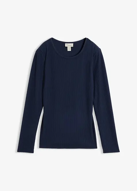 Ribbet termotopp, bonprix