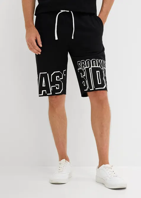 Sweat-bermudashorts i 100% &oslash;kologisk bomull, bonprix
