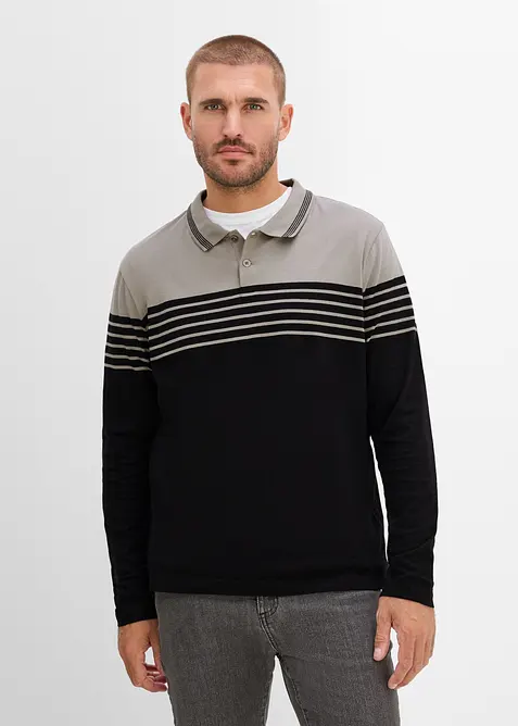 Rugbygenser i 100% &oslash;kologisk bomull, bonprix