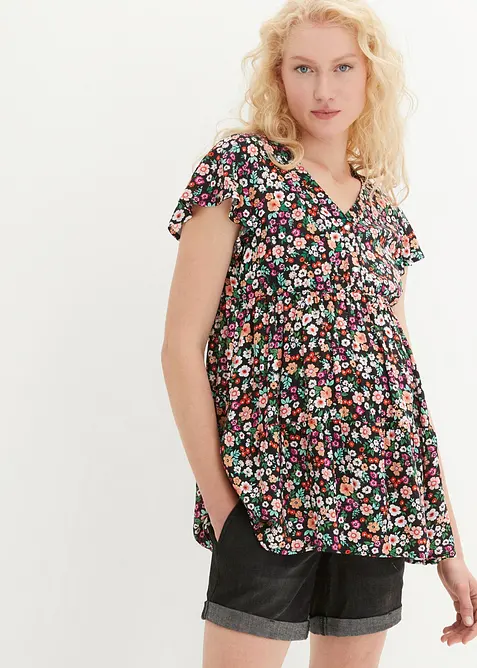 Mama bluse i lett viskose, bonprix