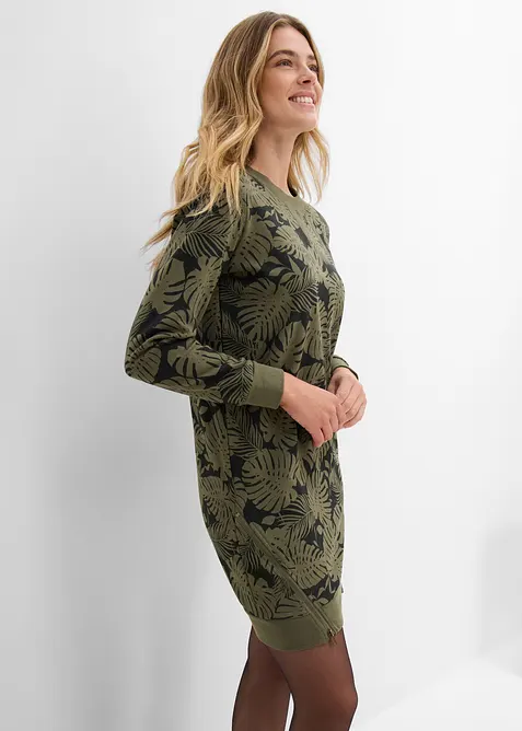 Sweatshirtkjole med print, bonprix