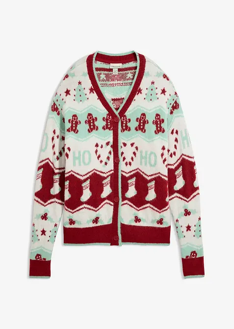 Julelig cardigan, bonprix