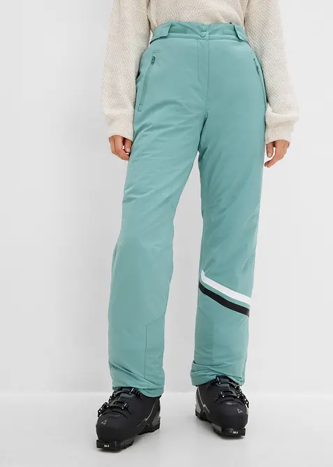 Skibukse med termofunksjon og avtagbare seler, vanntett, bonprix