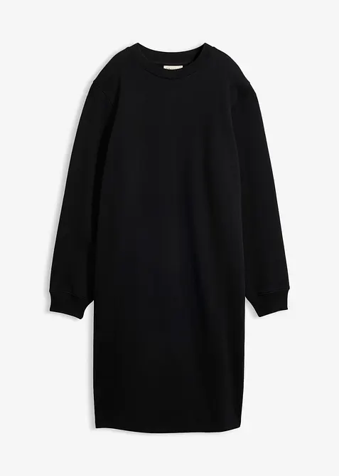 Sweathirtkjole i 100% &oslash;kologisk bomull, bonprix