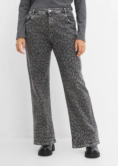 Straight jeans high waist, bonprix