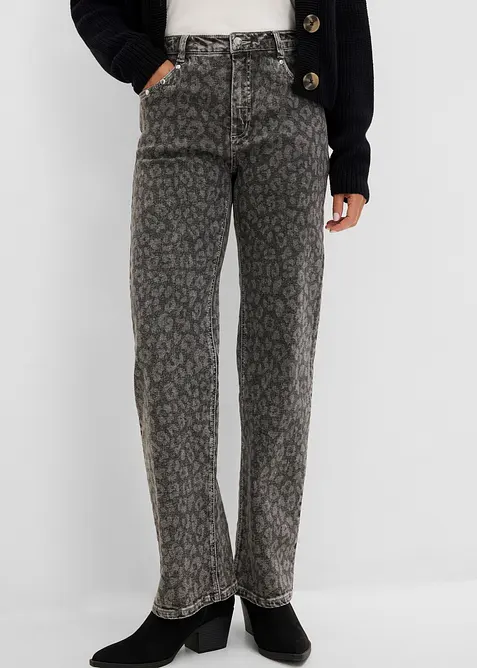 Straight jeans high waist, bonprix