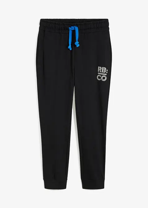 Joggebukse med detaljer i kontrastfarge, bonprix