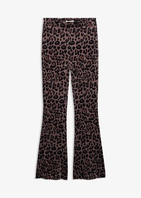 Leggings i myk fl&oslash;yel, bonprix