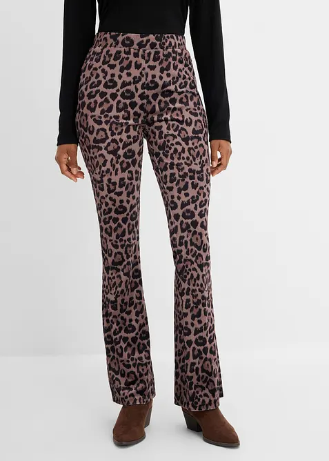 Leggings i myk fl&oslash;yel, bonprix