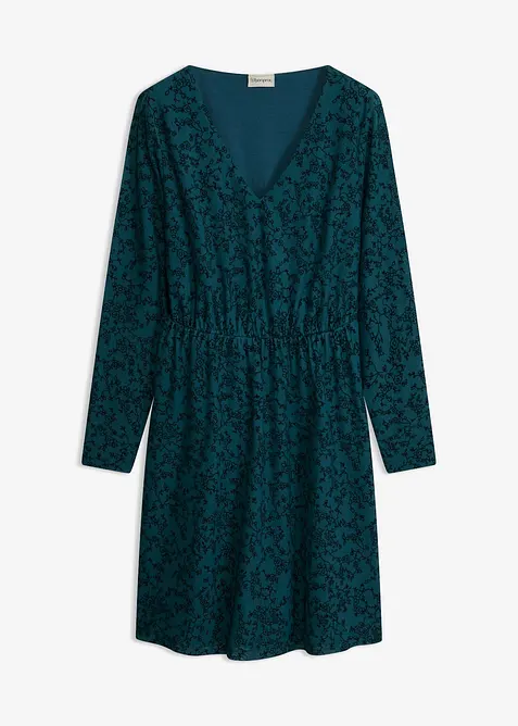 Jerseykjole av fl&oslash;yel, bonprix