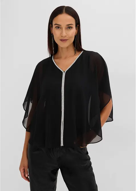 Tunika med strass, bonprix