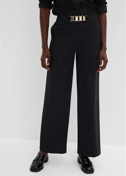 Dressbukse med dekorativ linning, bonprix