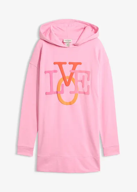 Lang sweatshirt i 100% &oslash;kologisk bomull, bonprix