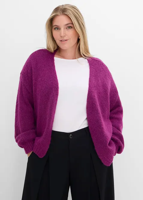 Grovstrikket, oversized cardigan, bonprix
