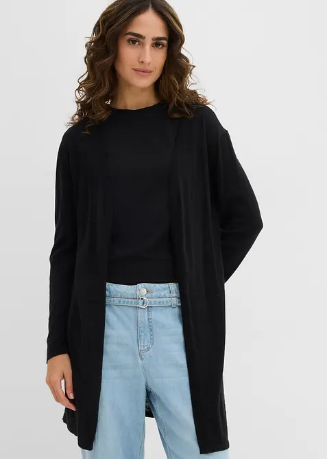 Lang, &aring;pen cardigan, bonprix