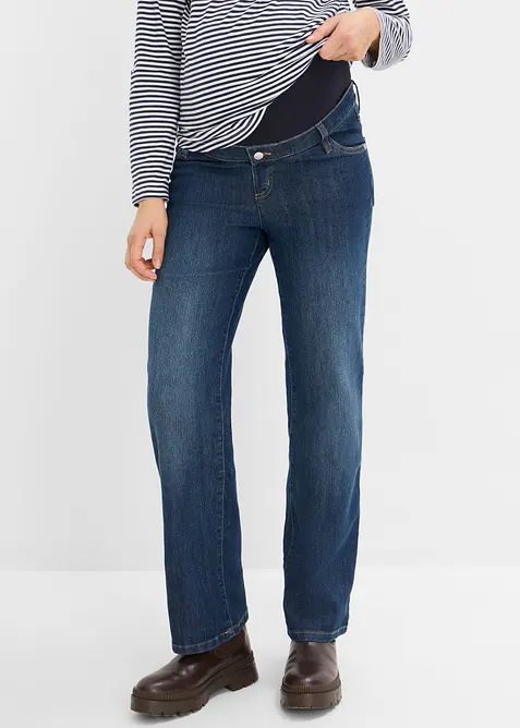 Mama jeans med &oslash;kologisk bomull, loose fit, bonprix