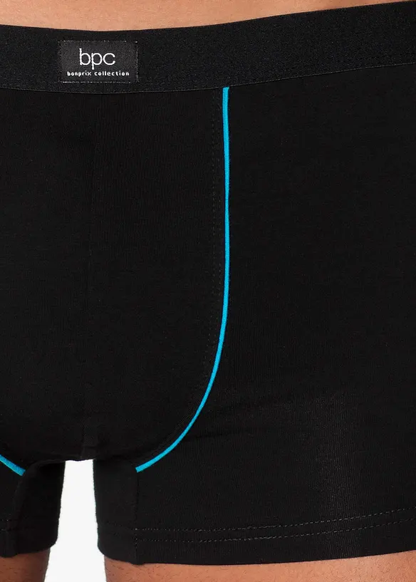 Boksershorts med bomull i ettersittende modell (3-pack), bonprix