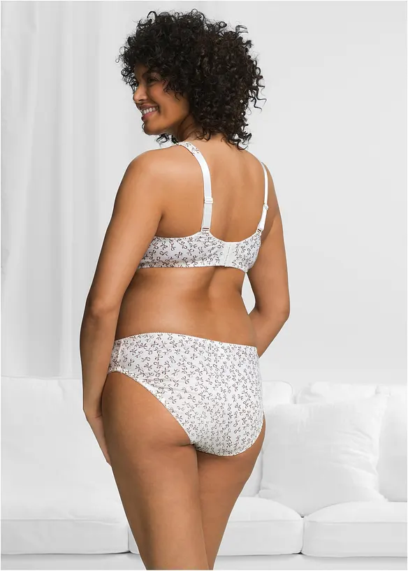 BH (3-pack)med feminint trykk, bonprix