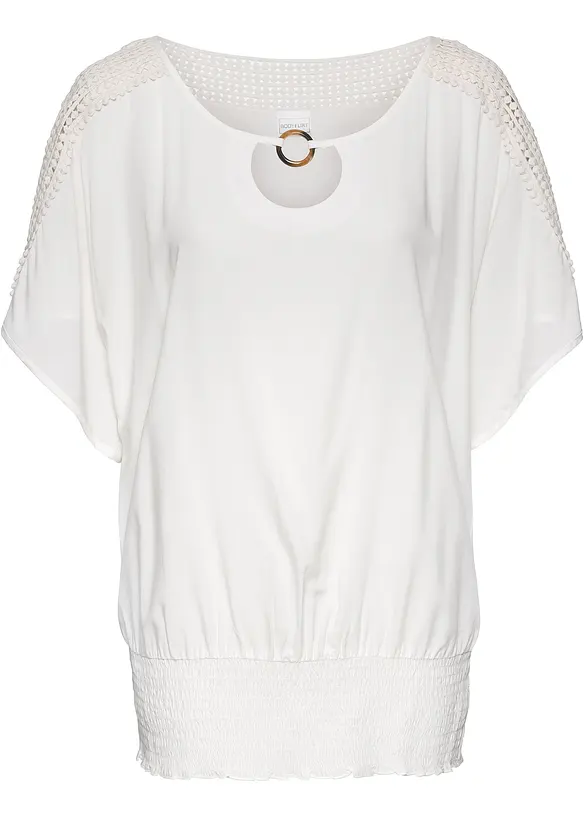 Bluse i 100% viskose, bonprix