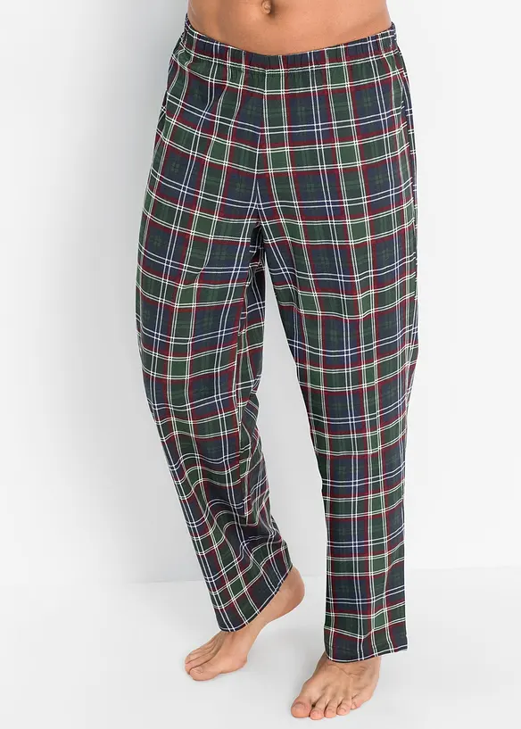 Pyjamas med økologisk bomull og lange ermer, bonprix
