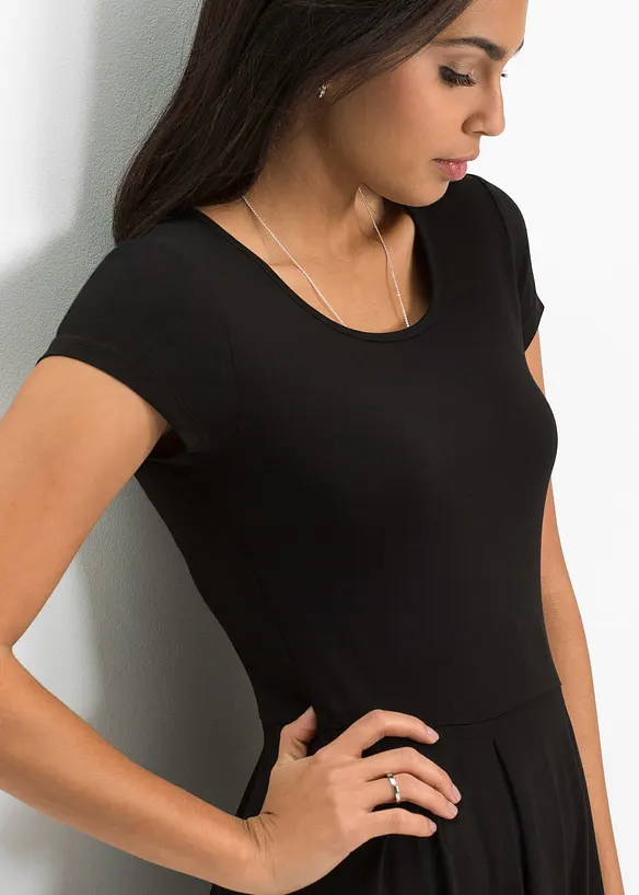 Jerseykjole i viskosemiks, bonprix