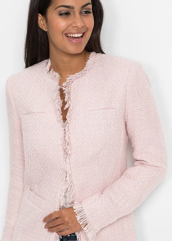 Lang boucléblazer, bonprix