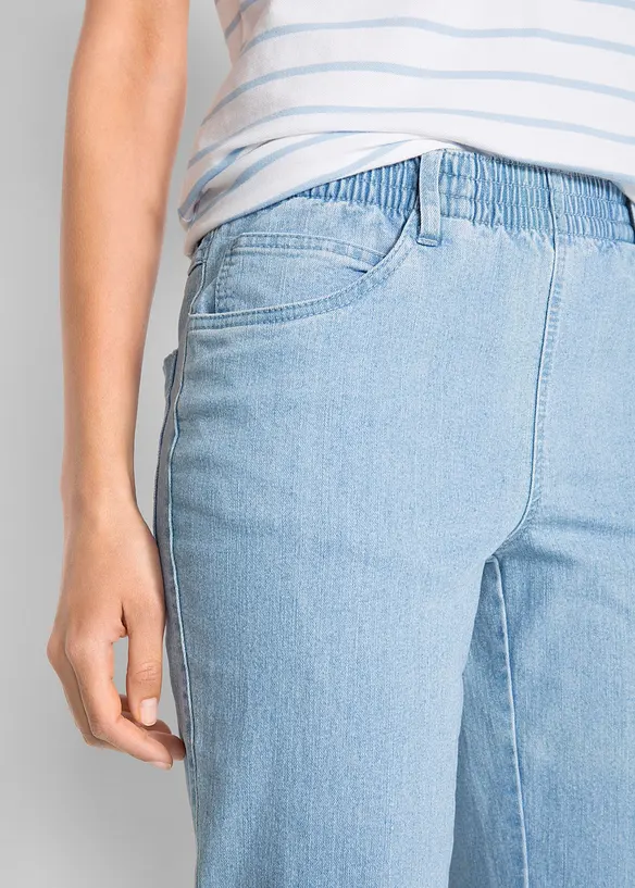 Straight-jeans, Mid Waist, komfortlinning, (2 pack), bonprix