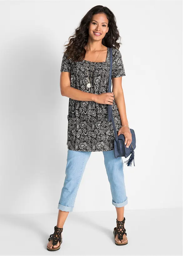 Trikottunika, kortermet, bonprix