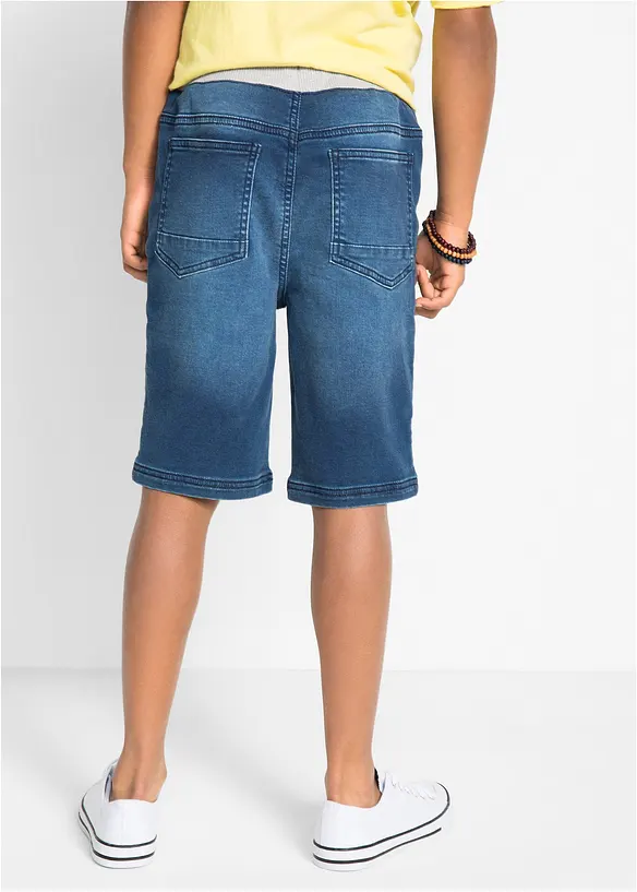 Pull on-sweat bermudashorts i denim, Regular Fit, bonprix