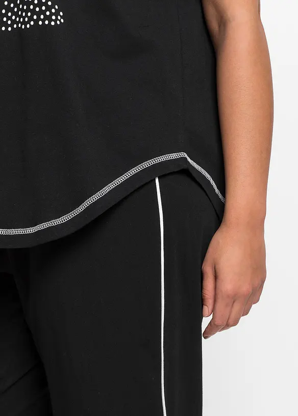 Pyjamas i 100% økologisk bomull, bonprix