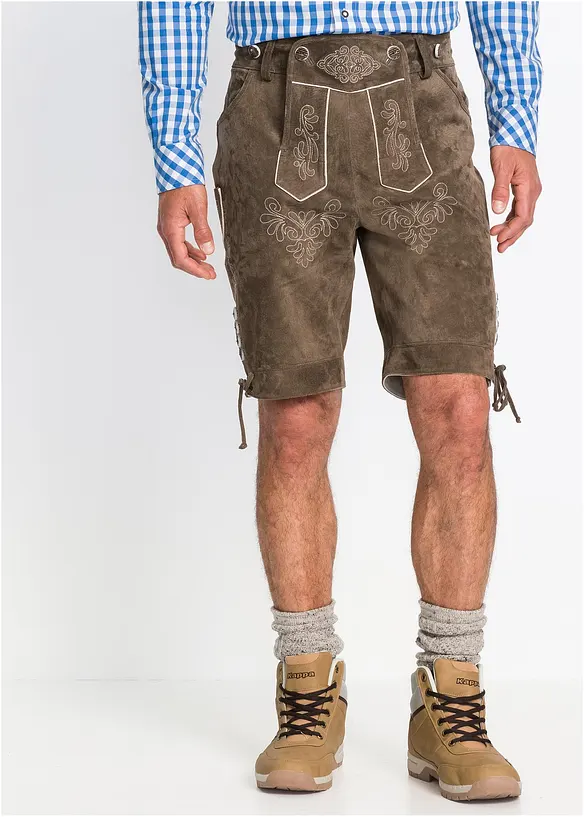 Skinnshorts i tyrolerstil, regular fit, bonprix