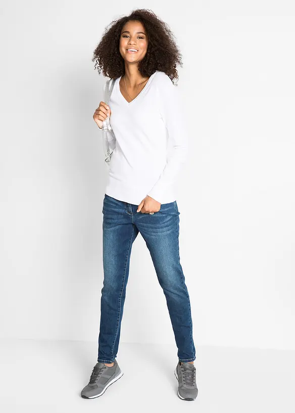 Finstrikket genser, bonprix