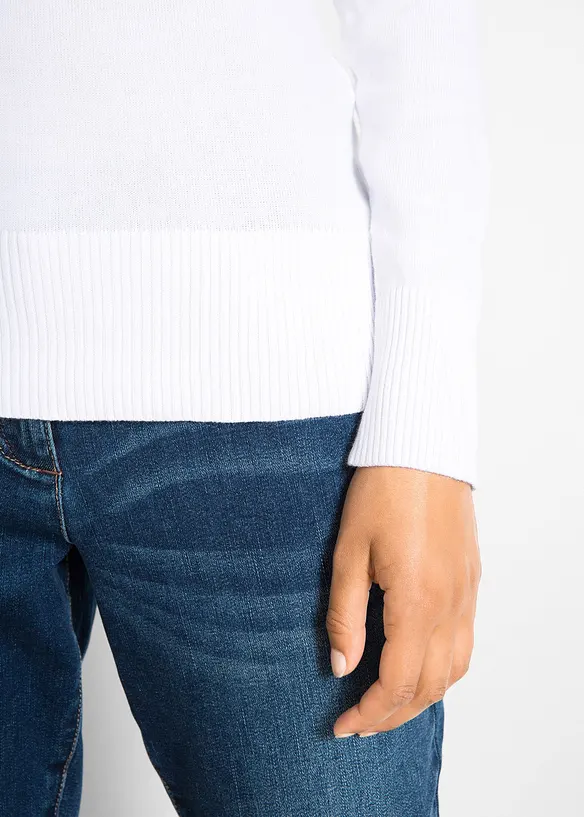 Finstrikket genser, bonprix