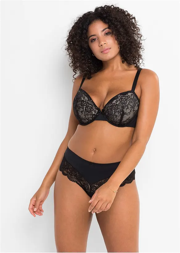Truse med høy midje (2-pack), bonprix