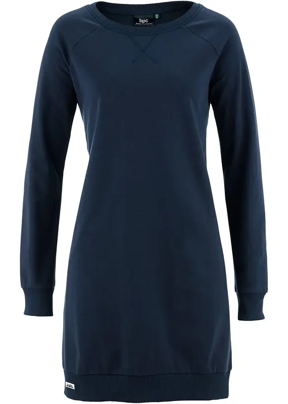 Sweatshirtkjole i myk frottè, bonprix