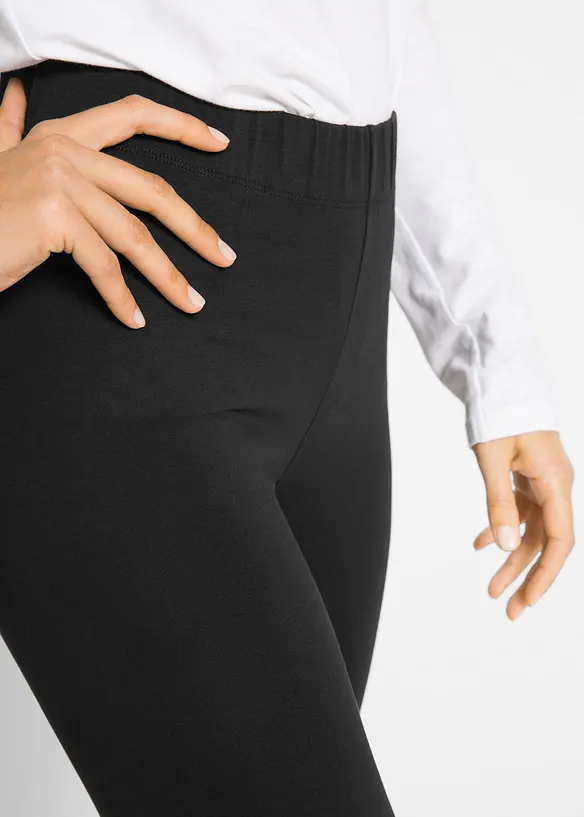 Leggings i bomullsmiks, bonprix