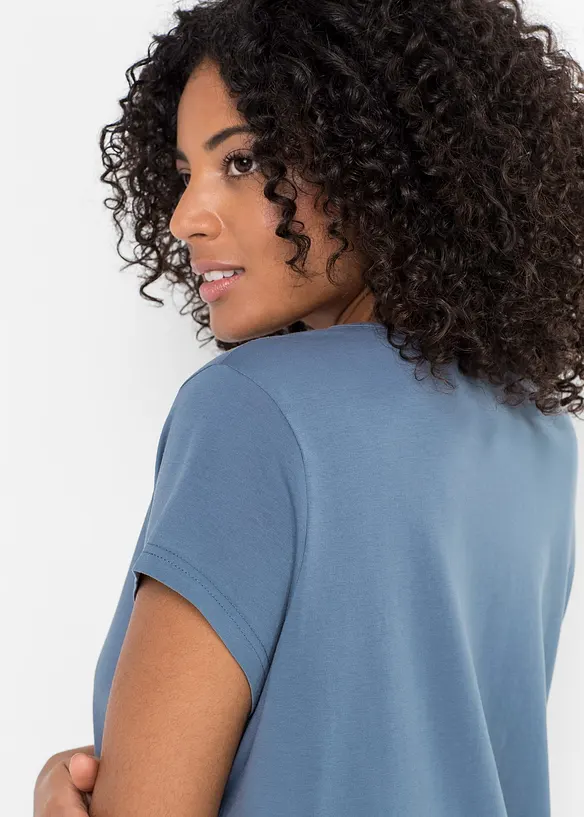 Kort nattkjole i 100% bomull, bonprix