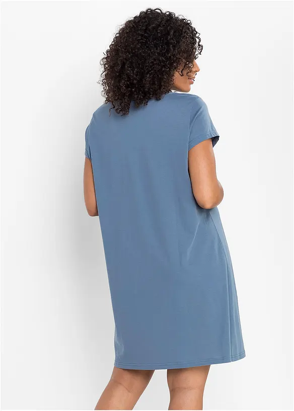 Kort nattkjole i 100% bomull, bonprix