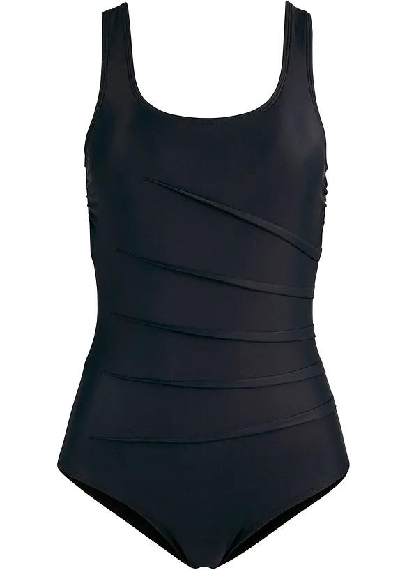 Shape-badedrakt med pyntefolder, lett formende, bonprix