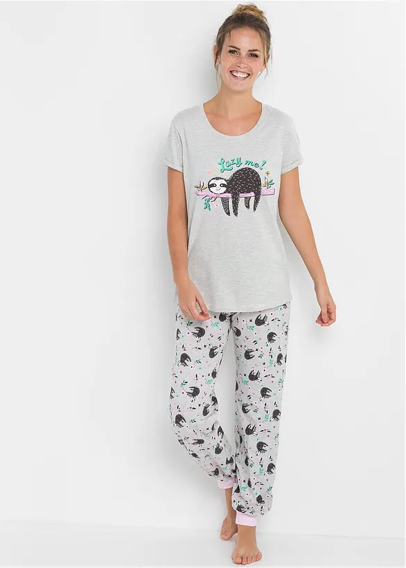 Pyjamas med korte ermer, bonprix