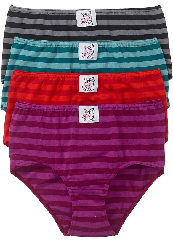 Høy truse (4-pack), bonprix