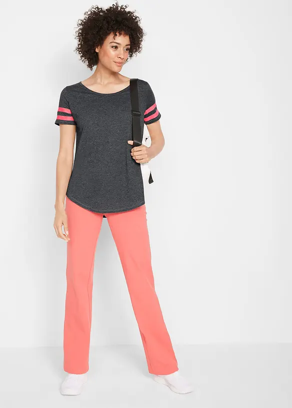 Trenings-T-shirt, kort arm, bonprix