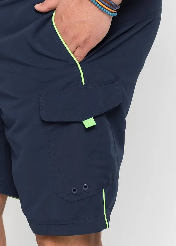 Badeshorts med sidelomme til herre, bonprix