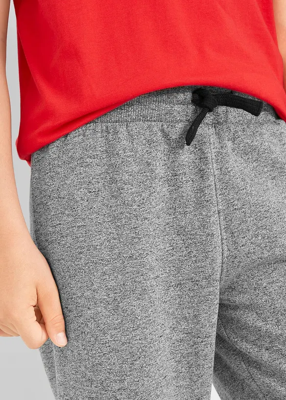 Joggebukse med bomull (2-pack), bonprix