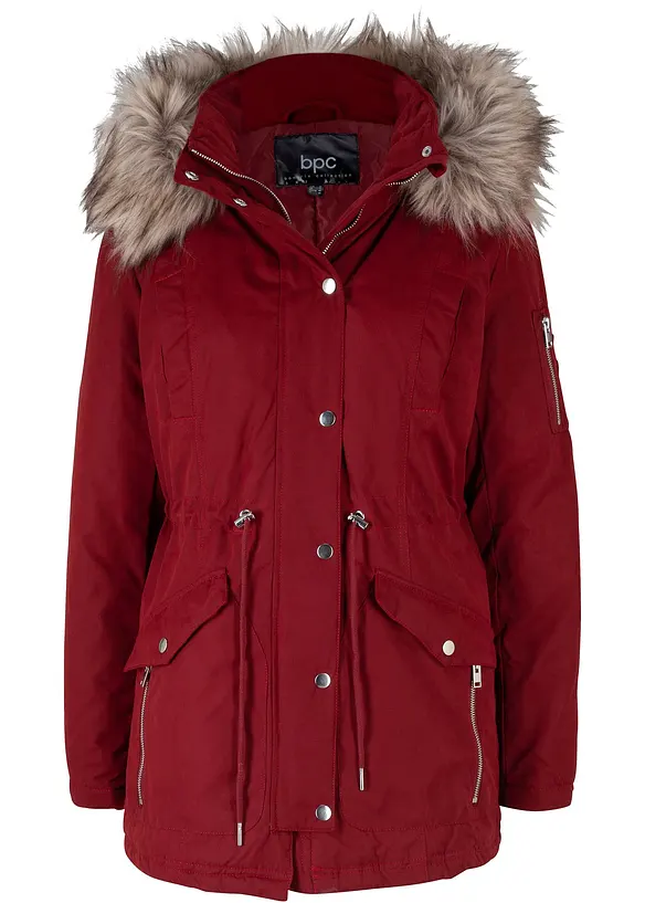 Varm, fôret parkas, bonprix