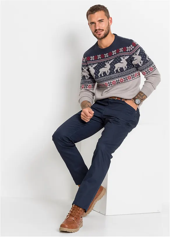 Genser med koftem&oslash;nster, bonprix