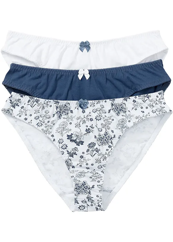 Truse med bomull (3-pack), bonprix