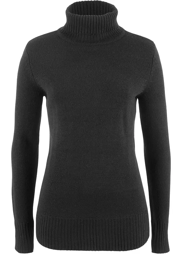 Basic genser med høy hals, bonprix
